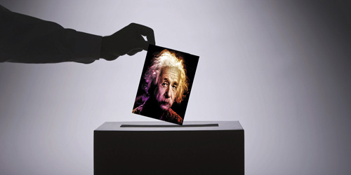 ballot box Einstein